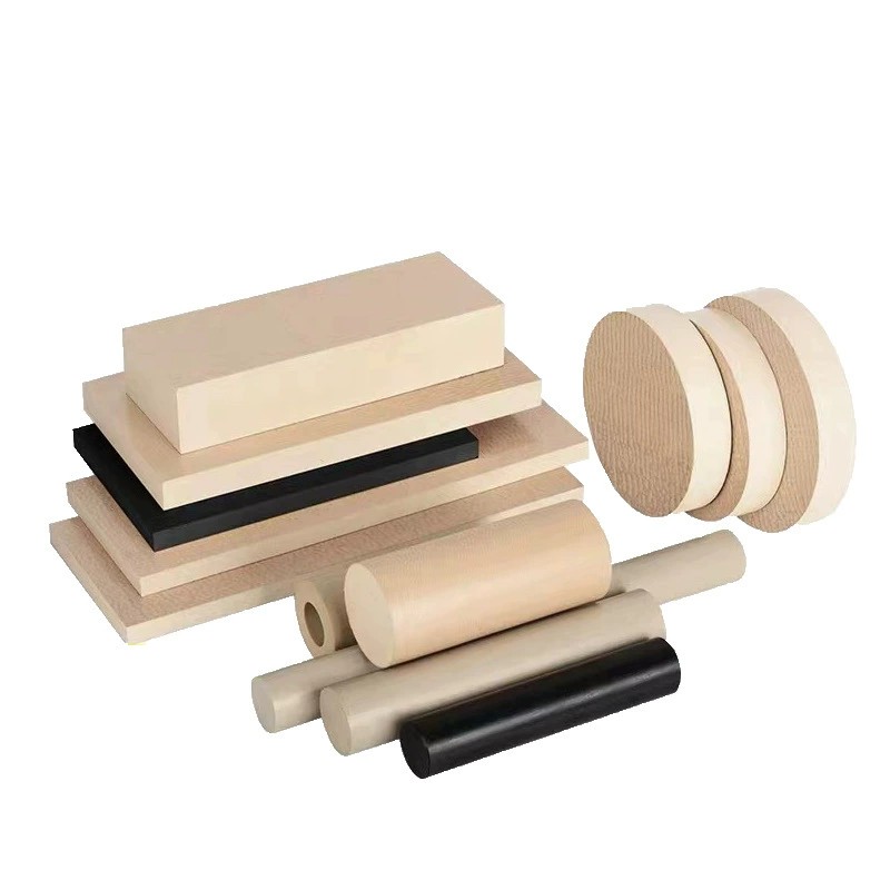 แผ่นพลาสติกพิเศษที่กำหนดเอง PVC Nylon Plate Rod Pom ฉีดขึ้นรูปปั้นประสิทธิภาพสูง PFA PEEK 100% แท่ง