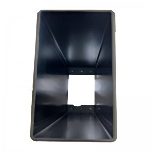 โปรไฟล์สีดำ anodized, ชิ้นส่วนที่มีความแม่นยำสูงของ CNC