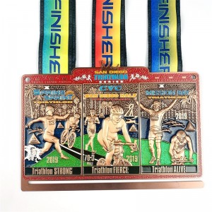 Medallion enamel China Sport ที่ใช้เหรียญมาราธอน MEDAL MEDAL MEDAL 3D MEDALS