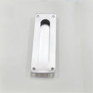 7.09 นิ้วการล้างนิ้วดึงนิ้วสำหรับประตูตู้เสื้อผ้าประตูกระเป๋า, มือจับประตูโรงนาเลื่อน, แปรงสแตนเลสประตูสี่เหลี่ยมดึงฮาร์ดแว...