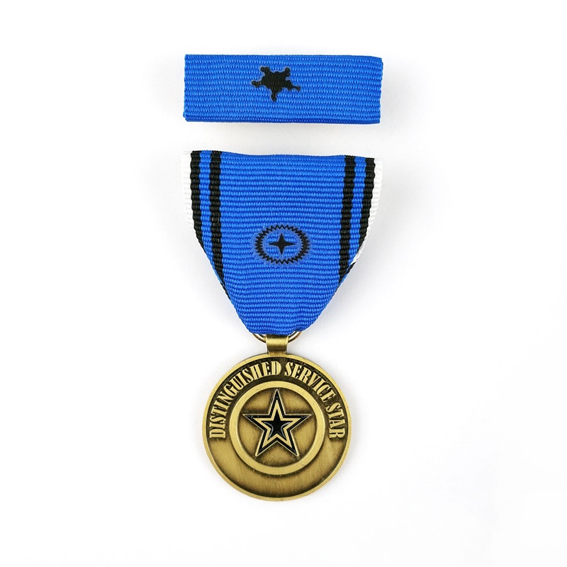 Medal Ribbon Metal Iron Cross Soldiers Honor Honor การยกย่องรางวัล Medal Medal Badge