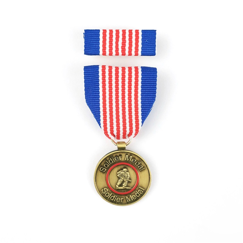 Custom Shiny Gold Plated Company Medal of Honor Honor