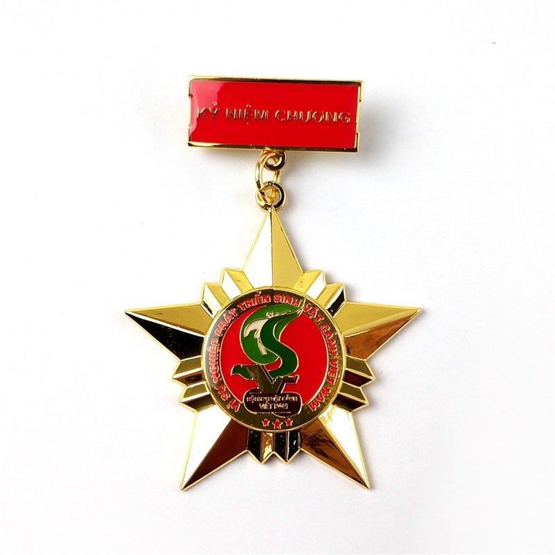 Custom Medalla Medallion Die Cast Metal Badge 3D กิจกรรมและเหรียญรางวัลด้วยริบบิ้น