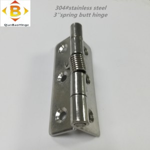 304#stainless สปริงสปริงบานพับประตูใกล้บานพับประตูไม้สปริงบานพับบานพับรีบาวด์อัตโนมัติ