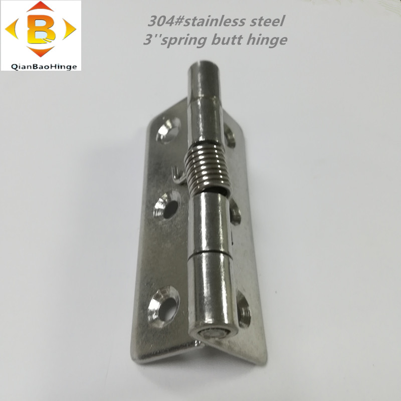 304#stainless สปริงสปริงบานพับประตูใกล้บานพับประตูไม้สปริงบานพับบานพับรีบาวด์อัตโนมัติ