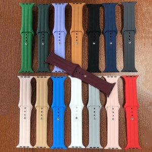 IWATCH SILICONE Sports Band Strap Strap Straps Straps สำหรับ Apple Watch