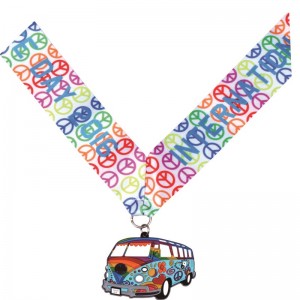 เหรียญแข่งจักรยาน Subliers ที่กำหนดเอง Triathlon Medal ของขวัญโลก