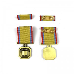ผู้ถือริบบิ้นเหรียญที่กำหนดเองเหรียญรางวัลเหรียญรางวัลเหรียญ Academy Medal Academy Medal Medal