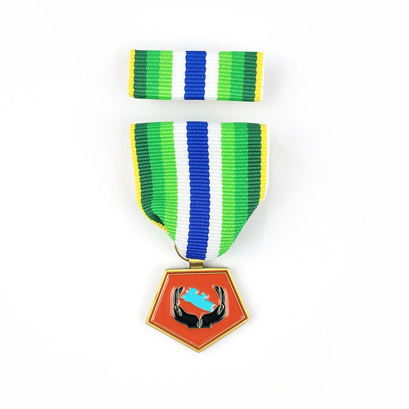 ผู้ถือริบบิ้นเหรียญที่กำหนดเองเหรียญรางวัลเหรียญรางวัลเหรียญ Academy Medal Academy Medal Medal