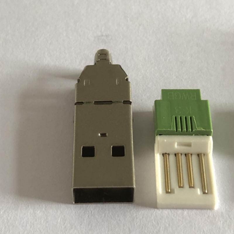 usb-plated usb ประเภท A ซ็อกเก็ตหาง 3-in-1 พีซีอะแดปเตอร์ DIY