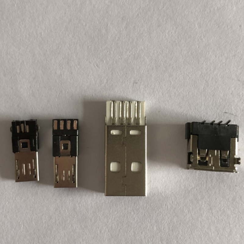 usb-plated usb ประเภท A ซ็อกเก็ตหาง 3-in-1 พีซีอะแดปเตอร์ DIY