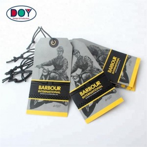 คำอธิบายของ hangtag, การ์ด, เสื้อผ้าที่ปรับแต่งการ์ด Hangtag