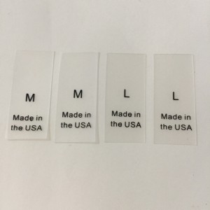 เครื่องหมายการพิมพ์ที่โปร่งใสเครื่องหมายการพิมพ์คุณภาพสูงที่กำหนดเอง