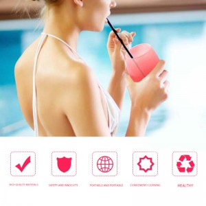 แก้วไวน์ซิลิโคนที่ไม่แตกหัก 12oz, แก้วไวน์ที่นำกลับมาใช้ซ้ำได้