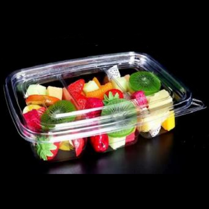 กล่องสลัดสาม-compartment ด้านล่าง 245*175*45 มม. hgf-fg3
