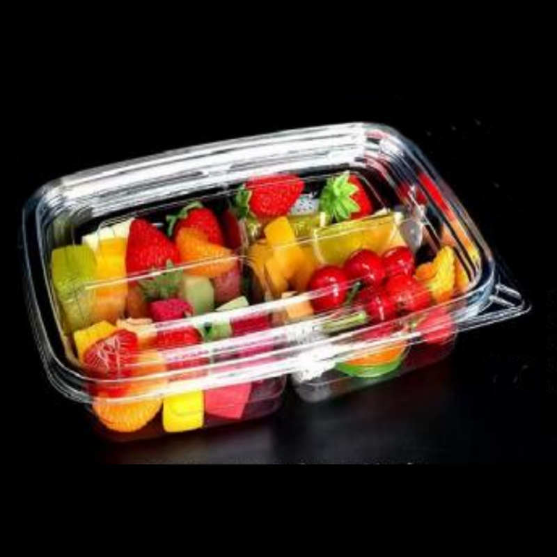 กล่องสลัดสี่-compartment ด้านล่าง 245*175*45 มม. HGF-FG4