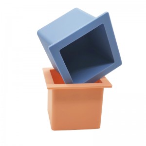 ถาดลูกบาศก์น้ำแข็งซิลิโคนขนาดใหญ่แม่พิมพ์ BPA ฟรีถาดน้ำแข็งในรูเดียวที่ยืดหยุ่นได้ง่ายปล่อยน้ำแข็งละลายช้าๆสำหรับวิสกี้ค็...