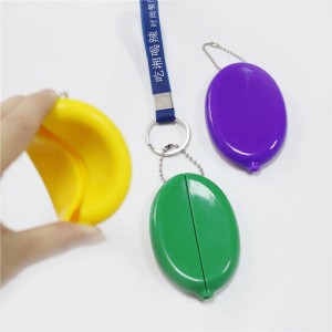 กระเป๋าเหรียญเหรียญไข่สีไข่, กระเป๋า \\\\ \'s/women \\\\\' s ที่มีโซ่, ถุงซิลิโคนเกรดอาหาร, เป็นมิตรกับสิ่งแวดล้อมและกันน้ำและกันน้ำ