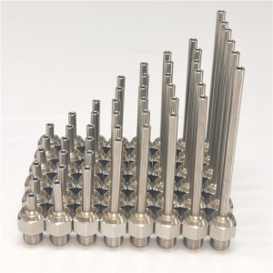 เครื่อง CNC หัวสเปรย์หัวฉีดระบายความร้อน CNC Spindle Ball สแตนเลสชาย Universal Ball Nozzle
