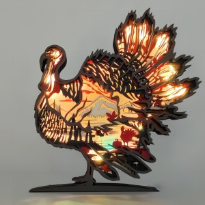 3D สัตว์ไม้ฟลามิงโก