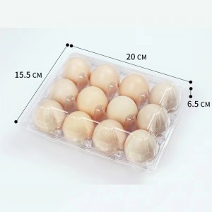 ถาดไข่ 200*155*65 มม. 12 ร่อง 3*4