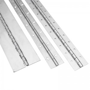 บานพับยาวที่กำหนดเอง 201#304#ความหนา 3.0 สแตนเลสหนาเปียโนบานพับบานพับเปียโนแถวต่อเนื่องเปียโนบานพับ