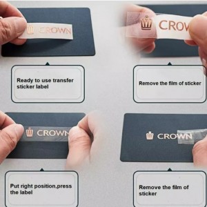 สติกเกอร์ฉลาก UV Gilding