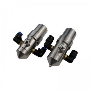 แอนตี้แอร์พริปอะตอมหัวฉีดสเปรย์สองฟลูอิดอะตอมฉีดหัวฉีดสแตนเลสสตีลกระดาษแข็ง