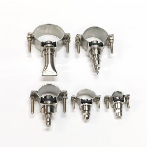 ขั้วต่อสแตนเลสสตีลแยกตาสำหรับการติดตั้งหัวฉีดและท่อ