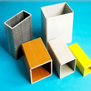 FRP Pultrusion ท่อสี่เหลี่ยมผืนผ้า