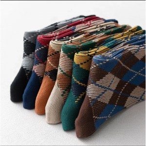 ขายส่งแฟชั่นคุณภาพสูงโลโก้ที่กำหนดเองโลโก้ Winter Wool Crew Crew Socks