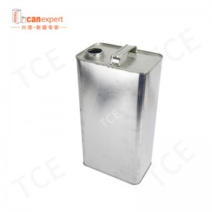 ภาชนะบรรจุโลหะสี่เหลี่ยมสี่เหลี่ยมจัตุรัสสามารถสำหรับกาว/engine น้ำมัน/machine น้ำมัน/solvent/paint บรรจุภัณฑ์