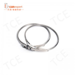 TCE- โรงงานร้อนขายห่วงเหล็กของอุปกรณ์เสริม Metalpail กล้วยไม้