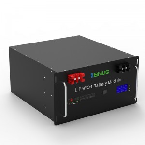 แร็คเมาท์ 48v 100/150 200ah LiFePO4 เครื่องใช้ในบ้านวางซ้อนกันได้ RS232 / RS485 / CAN การสื่อสารแบตเตอรี่ลิเธียมไอออนแบบชาร์จไฟได้อย่างรวดเร็ว...