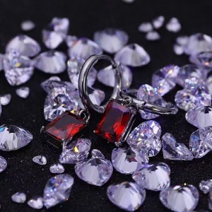 ต่างหูเซอร์โคเนียหรูหราแฟชั่น