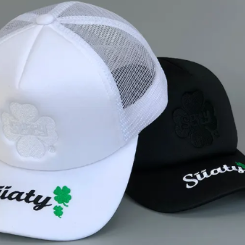 ผู้ผลิตคุณภาพสูงที่กำหนดเอง 3D ปักขนบรรทุก oem โลโก้ปักโลโก้ของตัวเองโฟม foam hat trucker หมวกตาข่าย