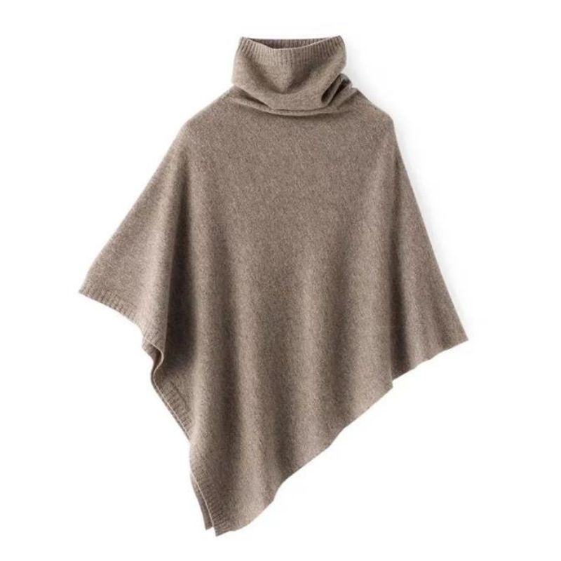 Luxury Mongolia Real Pure 100% Cashmere Wool Cape Cape Sweater