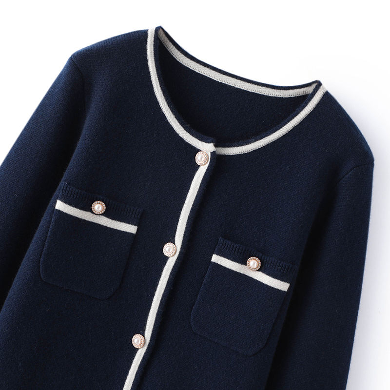 ผู้หญิงแขนยาว 100% แคชเมียร์เสื้อสเวตเตอร์หนา ๆ