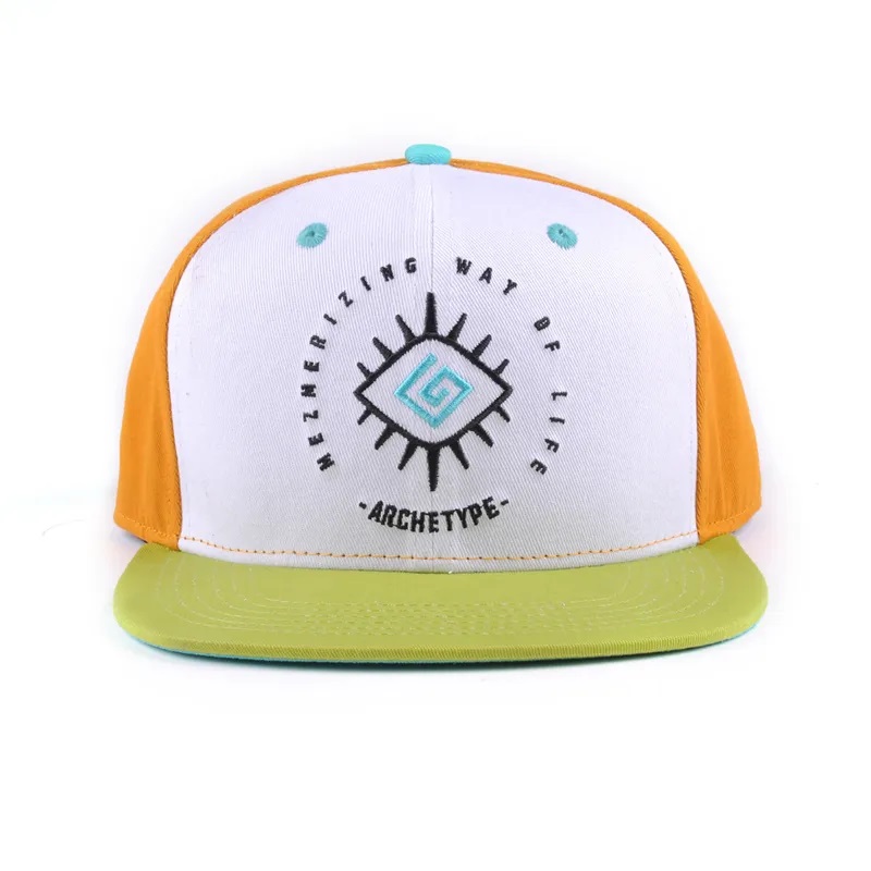โลโก้ hiphop ที่กำหนดเองบิลสีบล็อกเด็กเด็ก 6 แผงเด็กวัยหัดเดิน snapback gorras blank หมวก snapbacks หมวก snapbacks cap