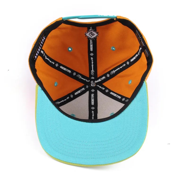 โลโก้ hiphop ที่กำหนดเองบิลสีบล็อกเด็กเด็ก 6 แผงเด็กวัยหัดเดิน snapback gorras blank หมวก snapbacks หมวก snapbacks cap