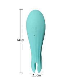 Toy Sex Toy Vibrating Vibrator Vibrator (ส้อมปลาเล็กสีเขียว)