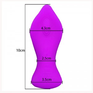 Toy Sex Toy Vibrating Vibrator Vibrator (ลิ้นสีม่วง)