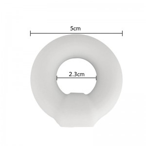 ขายร้อนผู้ชายของเล่นเพศสัมพันธ์วงแหวนไก่สำหรับผู้ชายช่วยตัวเอง (ขาวดำ)