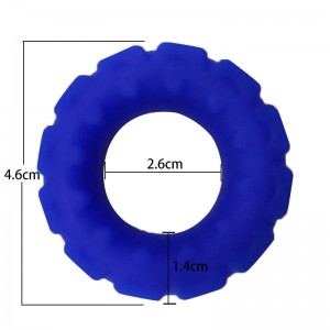 โรงงานขายส่งราคาที่ดีที่สุดความล่าช้าของผู้ชายอุทานซิลิโคนอวัยวะเพศชายแหวนแหวนไก่สำหรับผู้ชาย (แหวนรูปยาง)