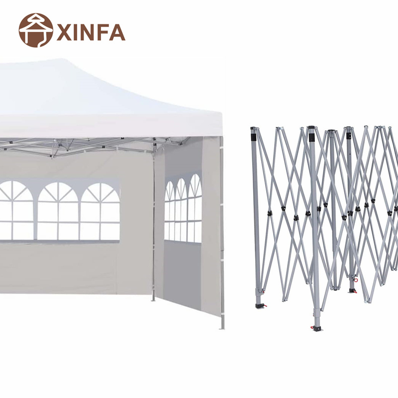 10x 20 ft ป๊อปอัพหลังคางานแต่งงานที่พักพิงเต็นท์เต็นท์ที่มีผนังด้านข้างที่ถอดออกได้ 4 ผนังสีขาว