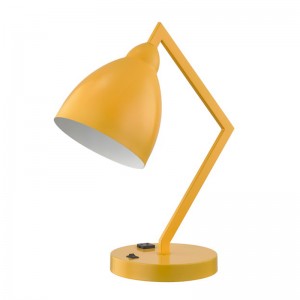 โคมไฟโต๊ะพร้อมแขนโลหะคง