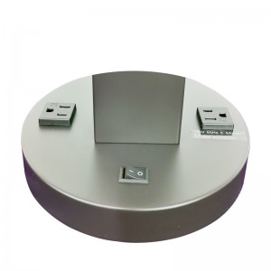 สองโทนสีดำและแปรงโคมไฟเท่