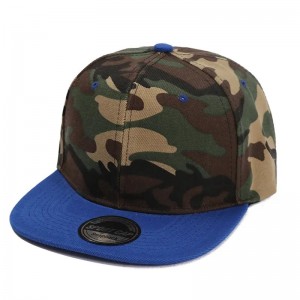 หมวกปักที่ติดตั้งหมวกสีดำ snapback หมวกหมวกเบสบอลลายพรางสีความคมชัดสี