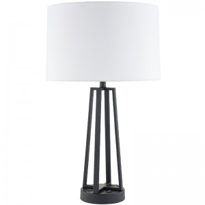 แสงสีบรอนซ์สีบรอนซ์สีเข้มพร้อมสวิตช์โยก/off ทางออกที่สะดวกและพอร์ตชาร์จ USB ที่ห้องพักของโรงแรม