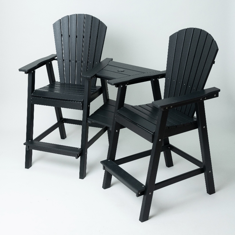เก้าอี้ Adirondack พร้อมถาดเชื่อมต่อในประเทศจีน
